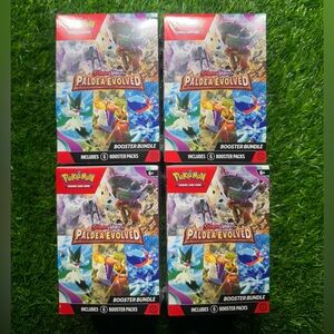 4x 2023 Pokemon Scarlet & Violet ‘Paldea Evolved Booster Bundle’